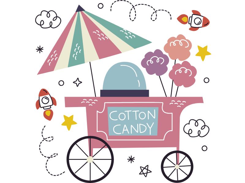 Who invented the cotton candy machine